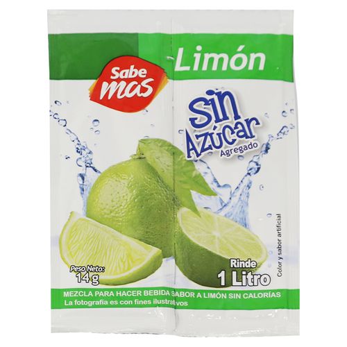 Bebida Sabemas Cero Limon - 14 gr