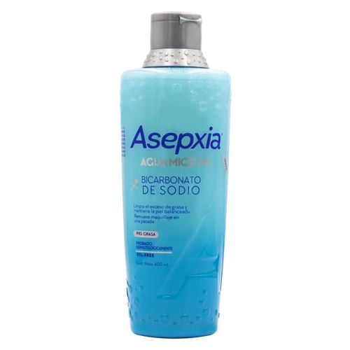 Agua Asepxia  Micelar Bicarbonato de Sodio - 400ml