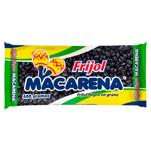 Frijol Macarena Negro En Grano - 400gr