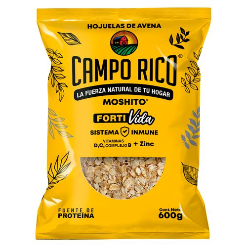 Avena Campo Rico Moshito Hojuela sistema inmune -600G