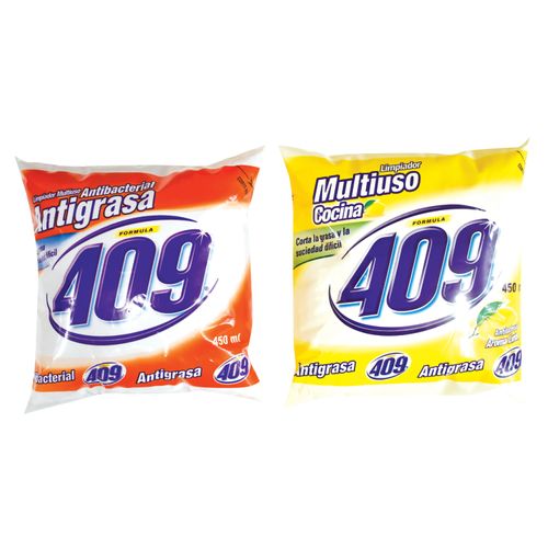 Limpiador Formula 409 Multi Uso Limon Bolsa - 450ml
