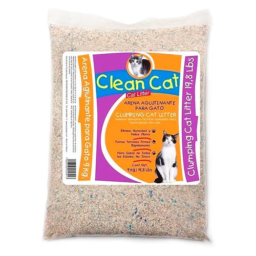 Arena Clean Cat Aglutinante Gatos -9000 g