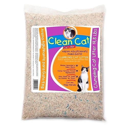 Arena Clean Cat Aglutinante Gatos - 9000gr
