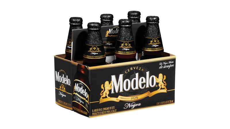 Comprar 6 Pack Cerveza Negra Modelo Vidrio - 335ml | Walmart Guatemala
