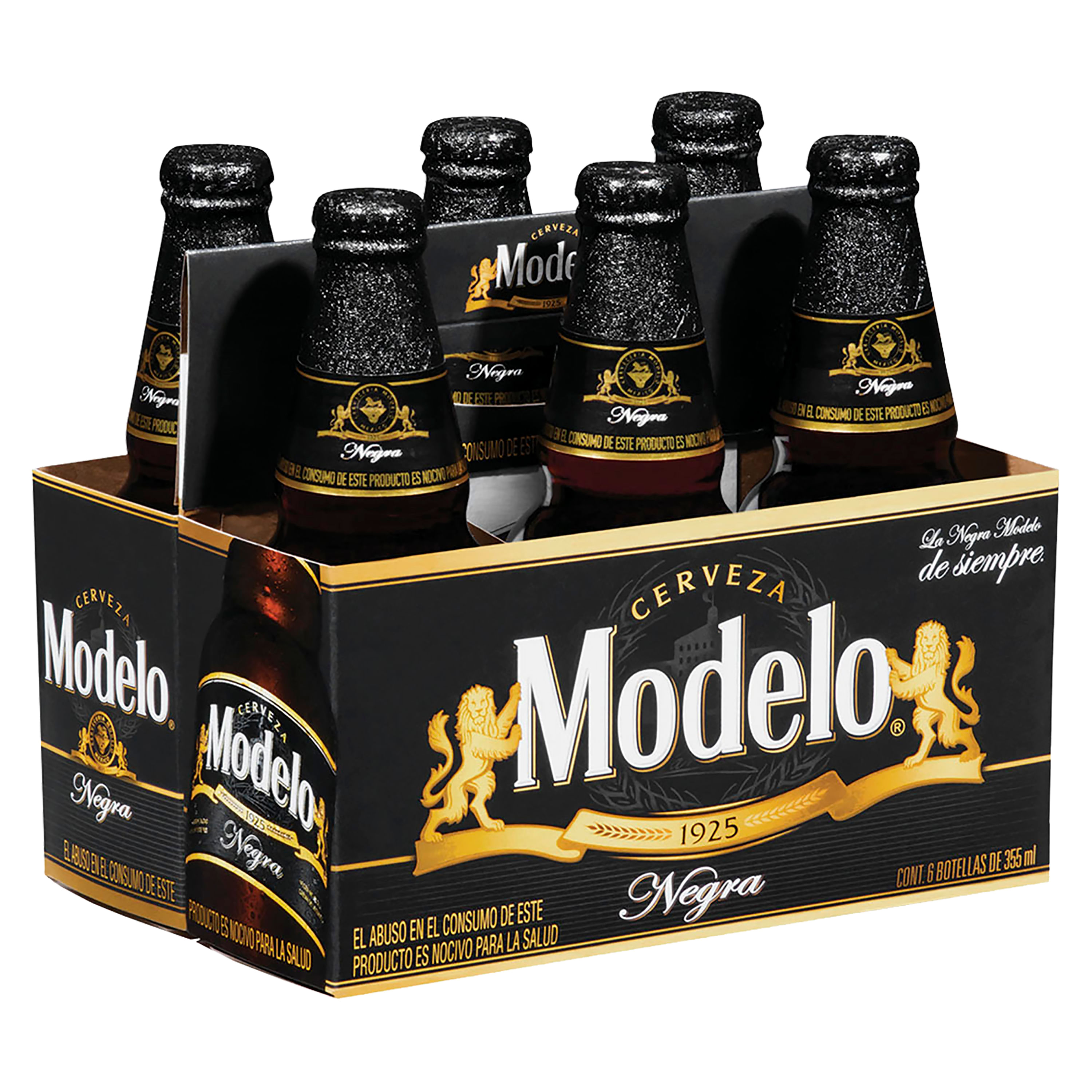 Comprar 6 Pack Cerveza Negra Modelo Vidrio - 335ml