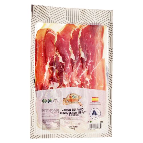Jamón Serrano La Alegria Deshuesado - 100 g