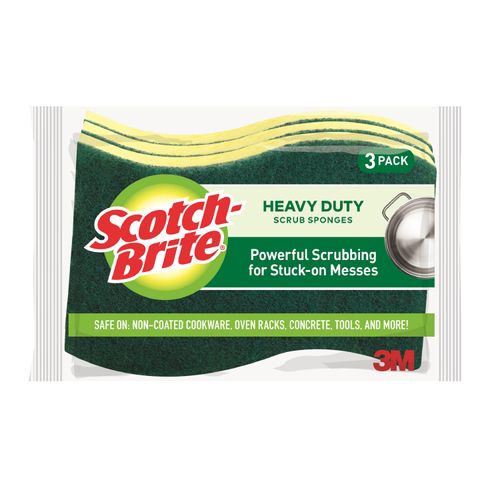 Esponja Celulosa Limpieza Pesada Scotch-Brite x 3 und
