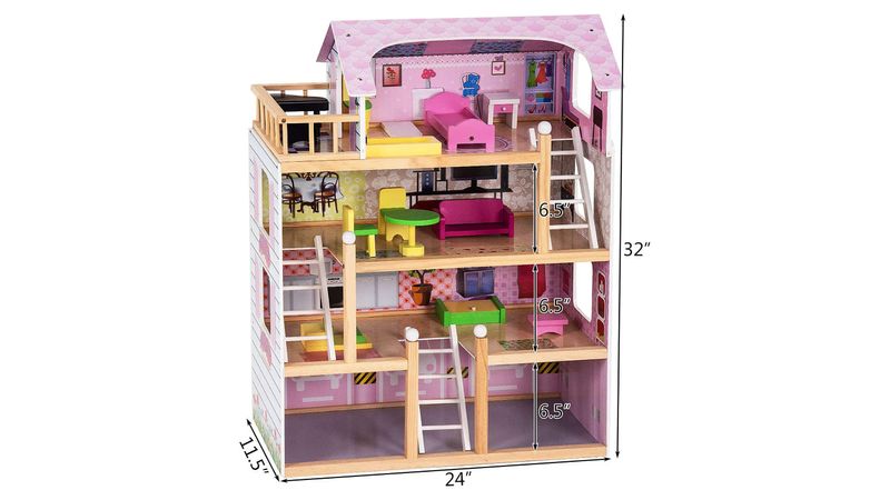 Comprar Casa de muñecas, Teamson Kids, de lujo. Modelo: KYD-12383A |  Walmart Guatemala