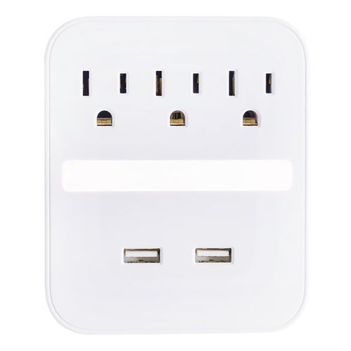 Protector De Picos Ge 3 Tomas 2Usb 37144