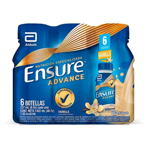 Ensure Advance Vainilla 8Oz 6Pack
