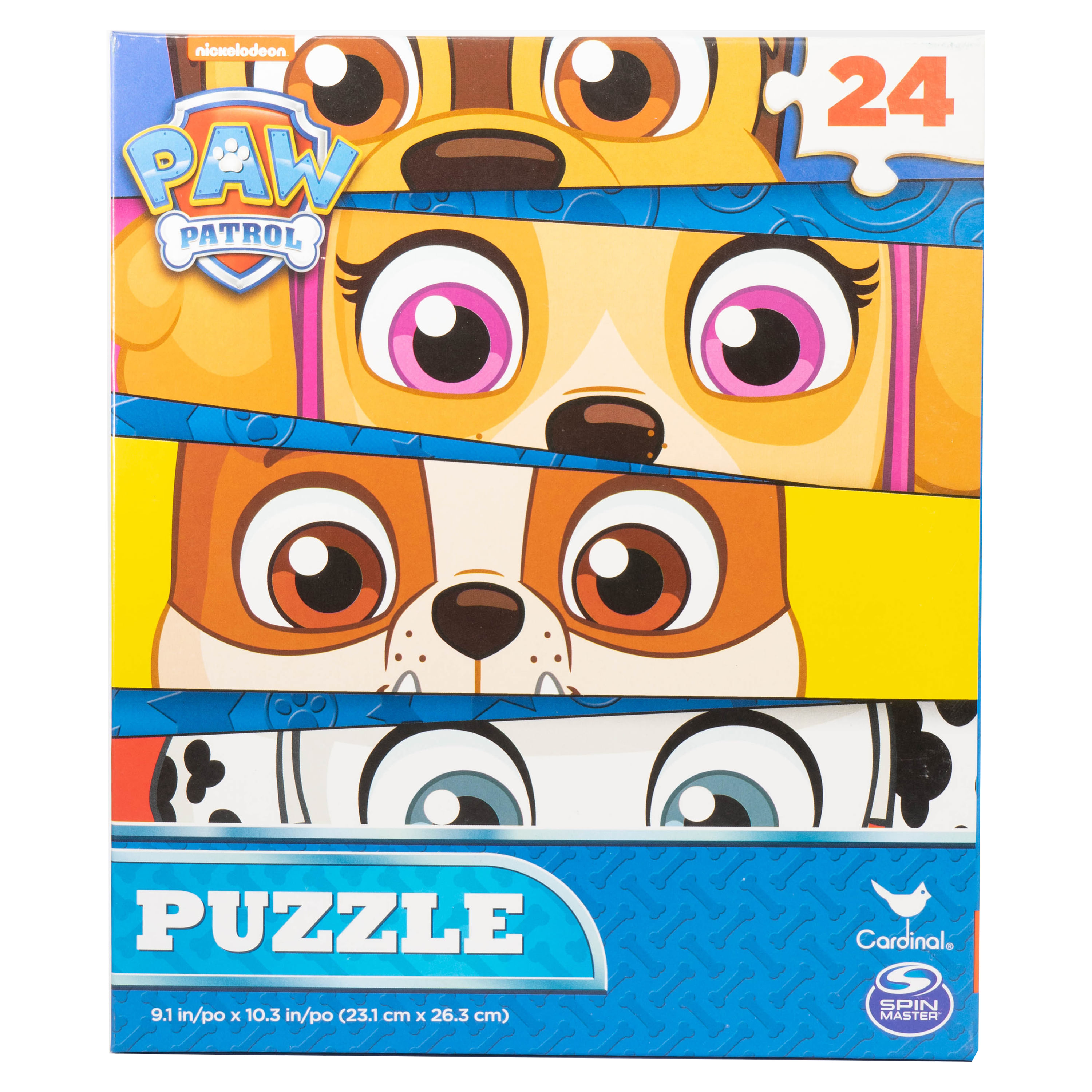Paw Patrol: The Movie, paquete de 7 rompecabezas de 24 piezas de 48 piezas  con lata de almacenamiento | Puzzles para niños de 4 a 8 años | Recuerdos