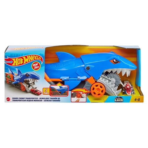 Juguete Hot Wheels remolque de tiburón