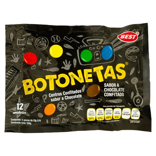 Botonetas Best Chocolate  - 156gr
