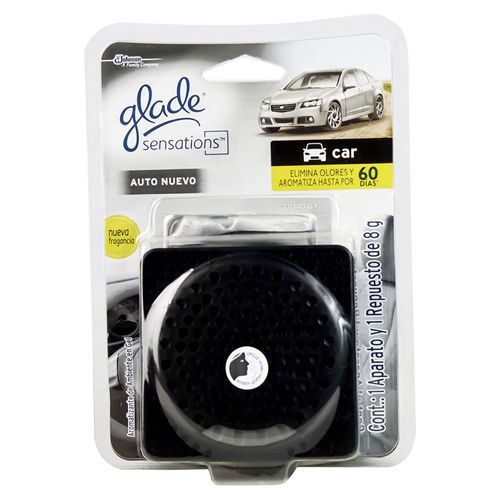 Sensations Glade Aparato, Auto Nuevo - 8gr