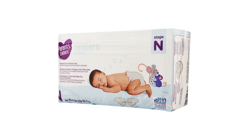 Comprar Pañal Parents Choice Baby Size 3 - 36 Unidades