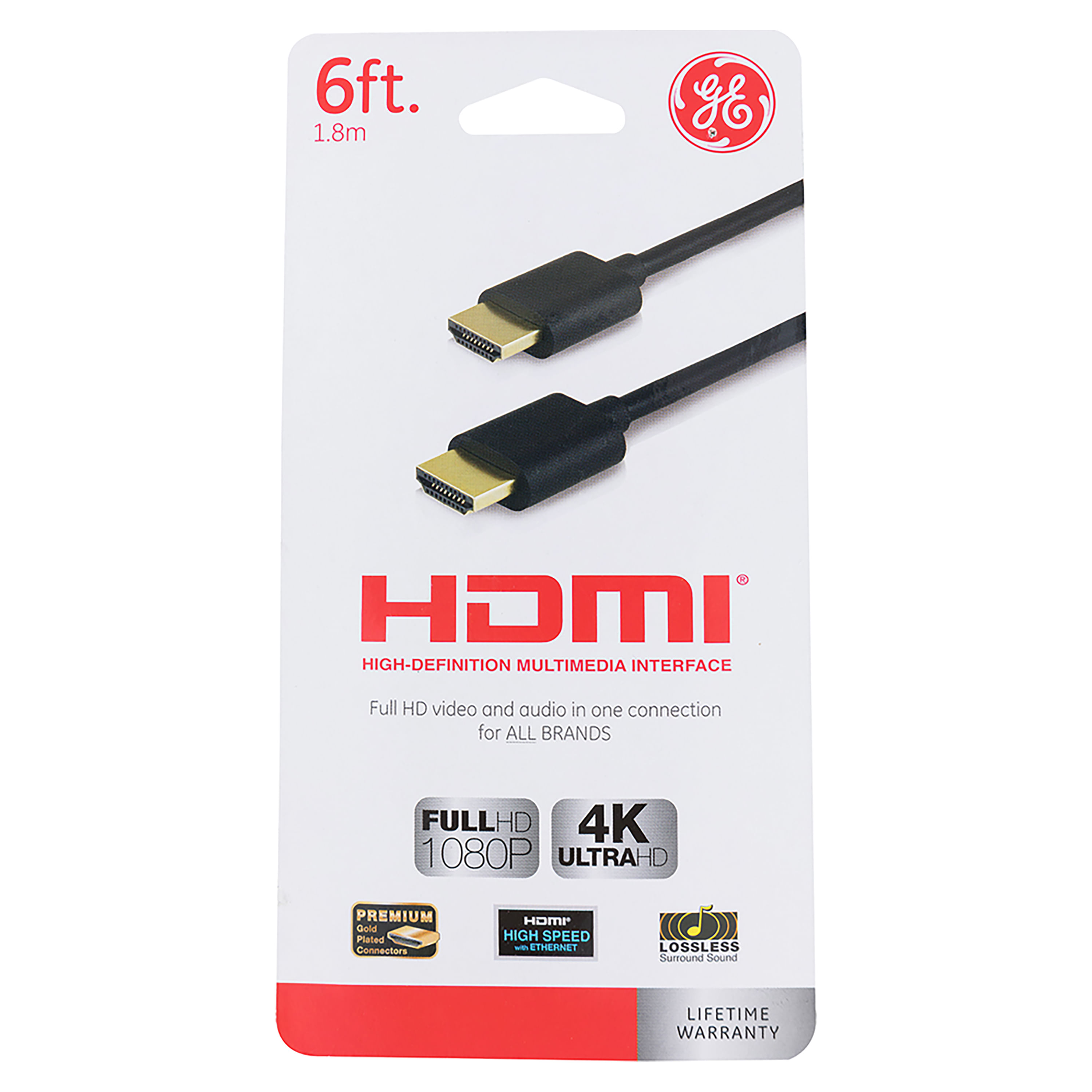 Cable alargador HDMI de alta calidad, 3.3 ft