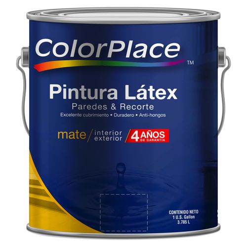 Pintura Látex ColorPlace Mate Base Acce. 4 Años De Garantía - 1 Galón