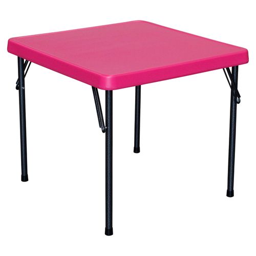 Mesa Infantil Plegable Mainstays  Rosada Plastica Azul