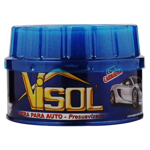 Cera Visol para auto con carnauba azul - 240 ml