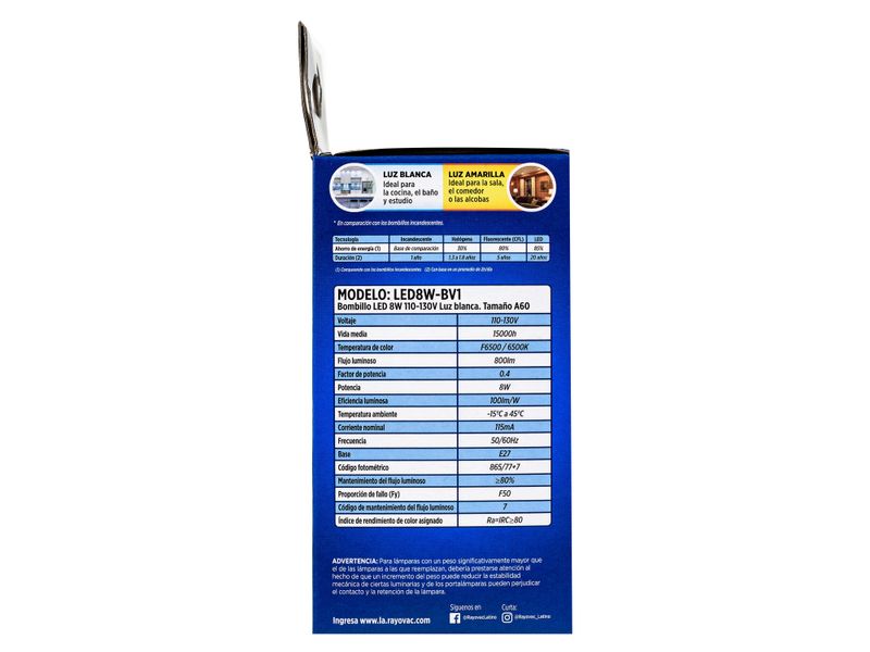 Rayovac-Led-8W-Blanco-Caja-Tray-4-43469