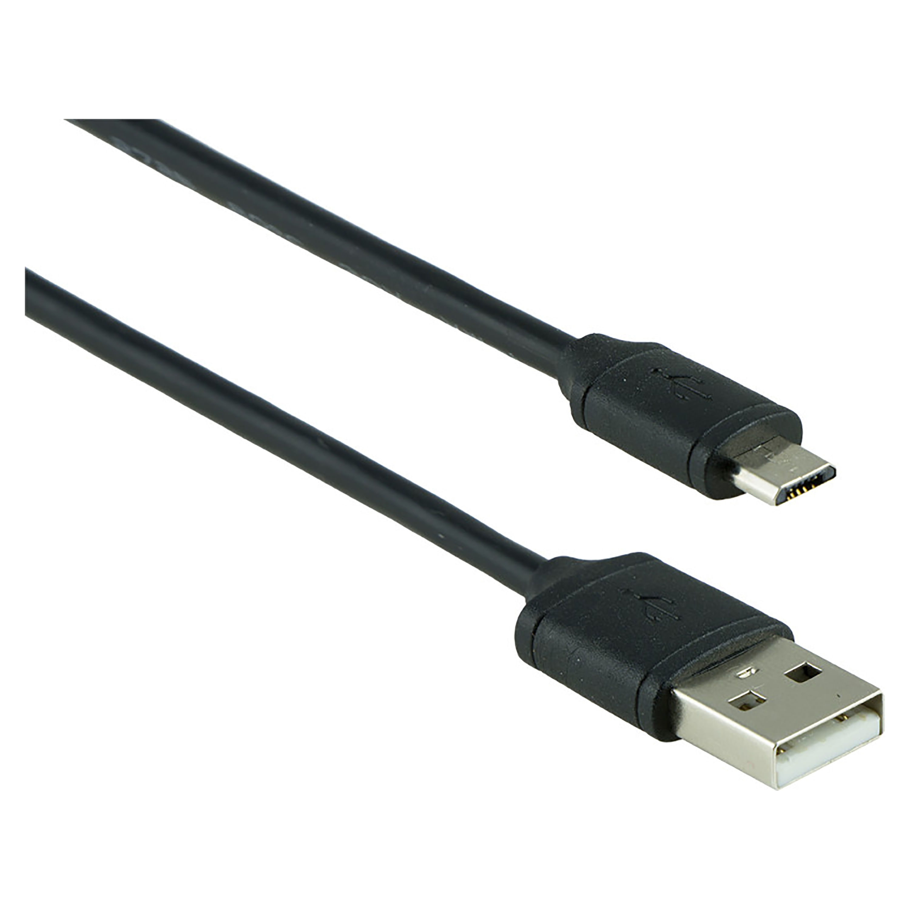 Cargador USB de pared doble cable micro USB - CX3216BK - MaxiTec