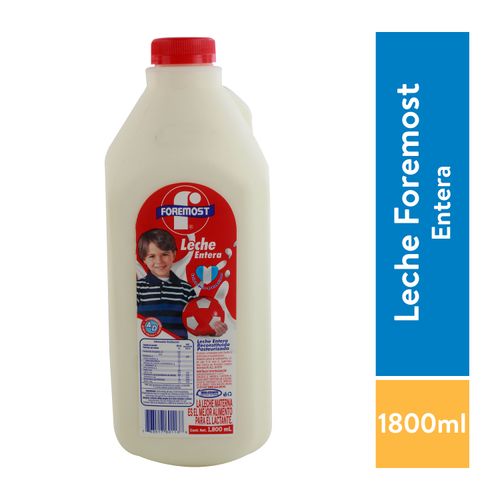Leche Foremost Pasteurizada Entera - 1800ml