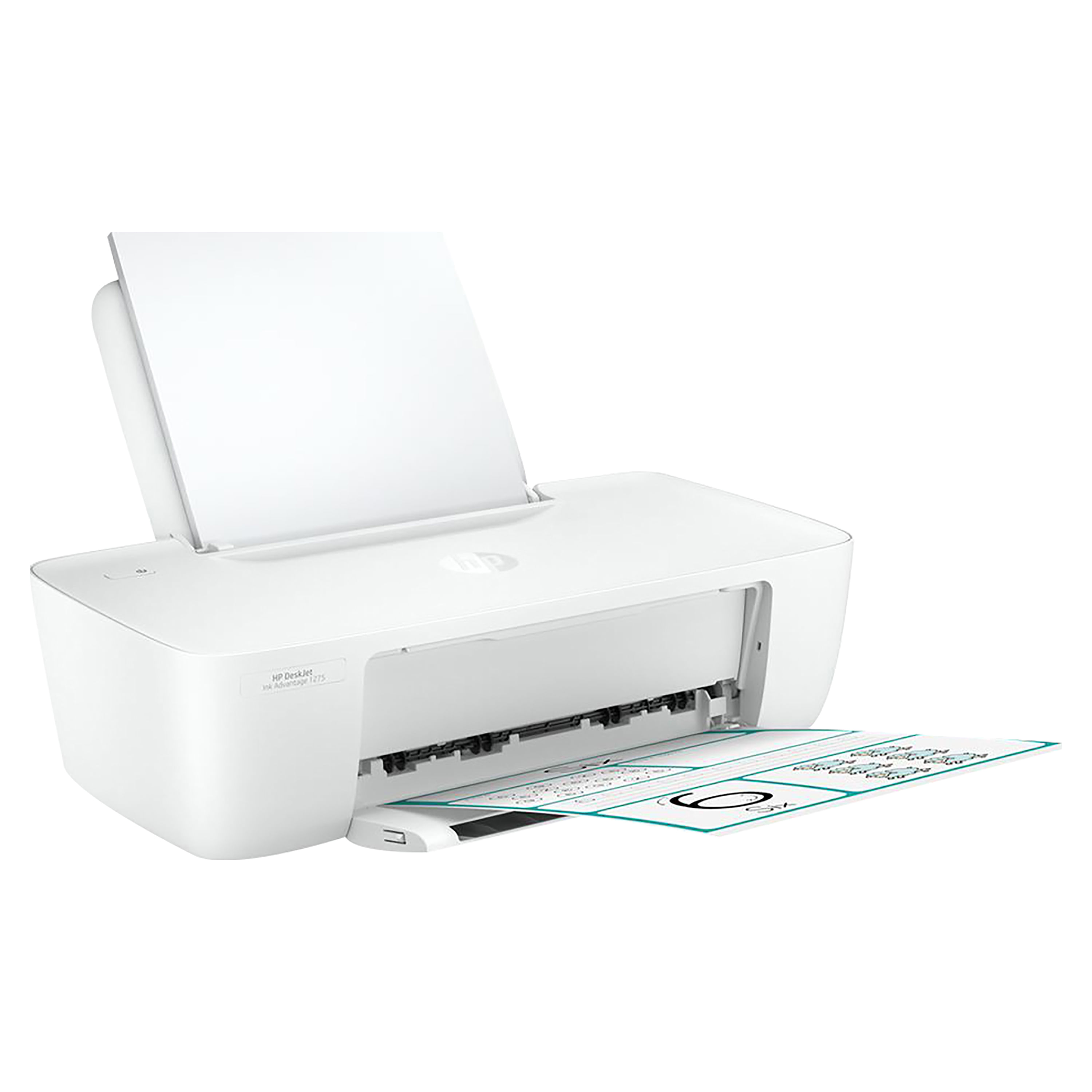  HP Deskjet 1255 Impresora compacta de inyección de tinta a  color de una sola función, portátil, equipo de oficina en casa, color  blanco, solo impresión, conectividad USB, 4800 x 1200 ppp