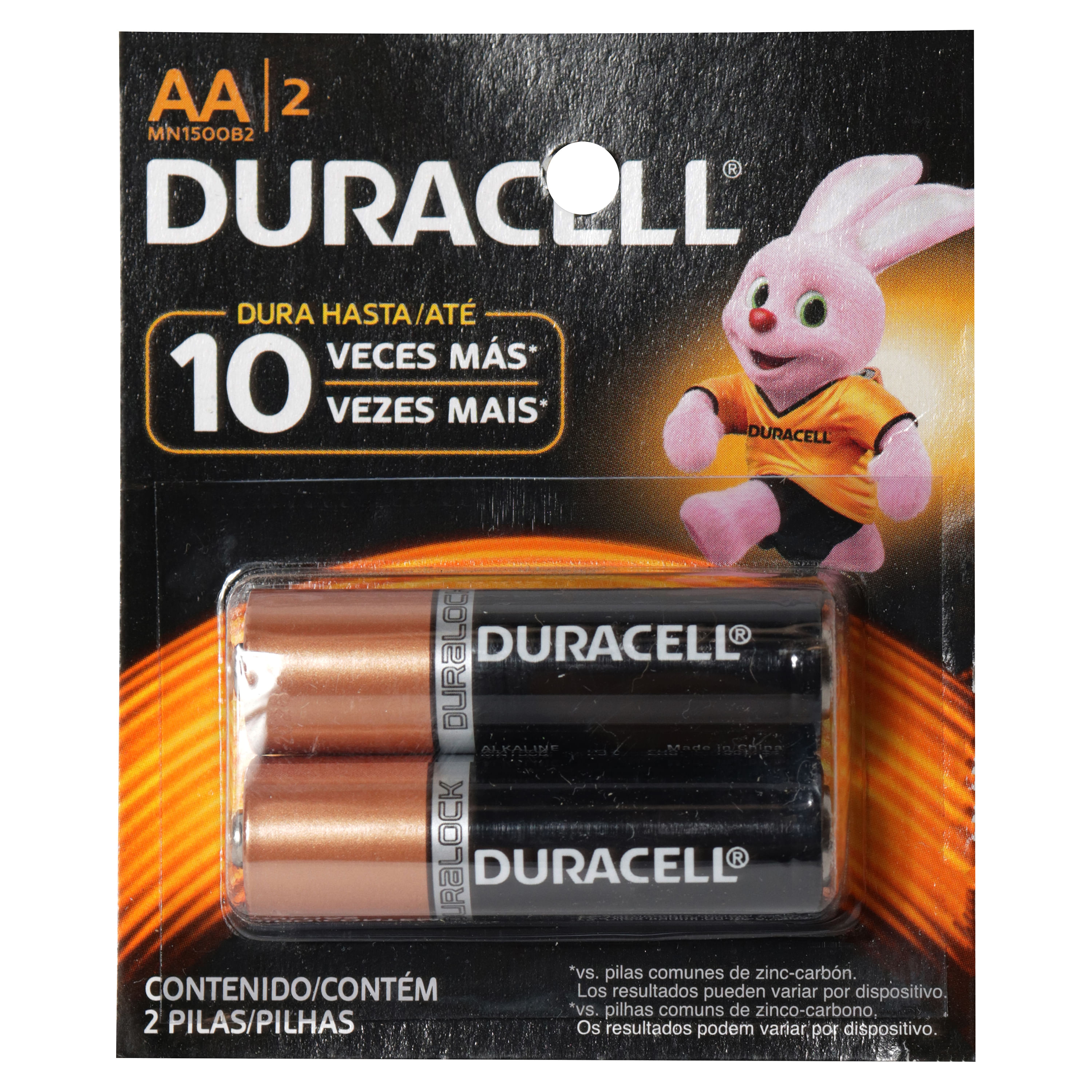 Liqui - Duracell Pilas Alcalinas AAA de Larga Duración - Pack de 2