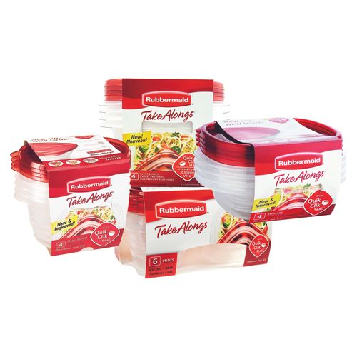 Set Hermetico Rubbermaid Ta 4Pz 1.2Lt
