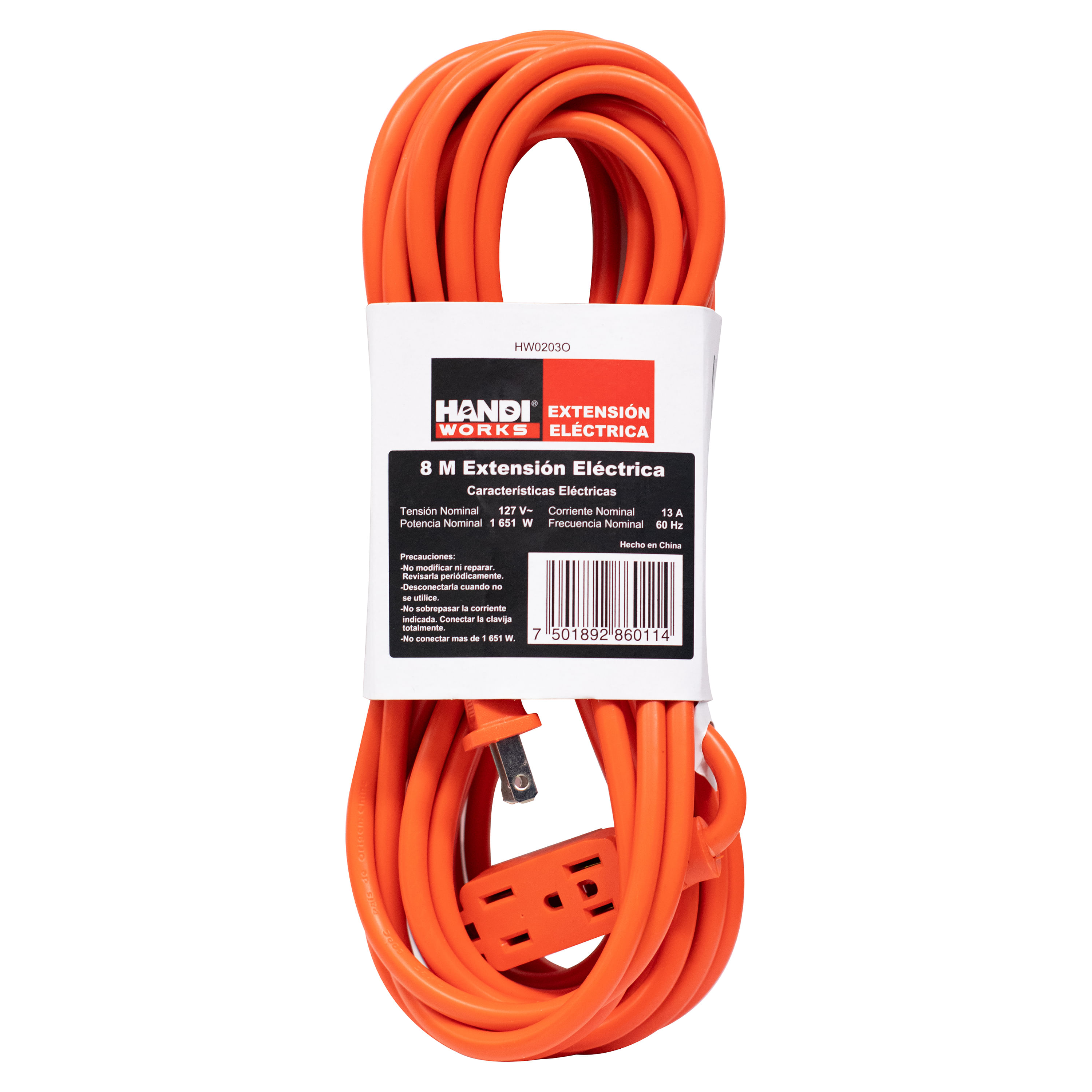 Comprar Extension Electrica Naranja