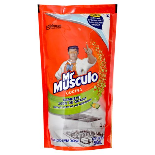 Desengrasante Mr Musculo Aroma Limón Doypack - 500ml