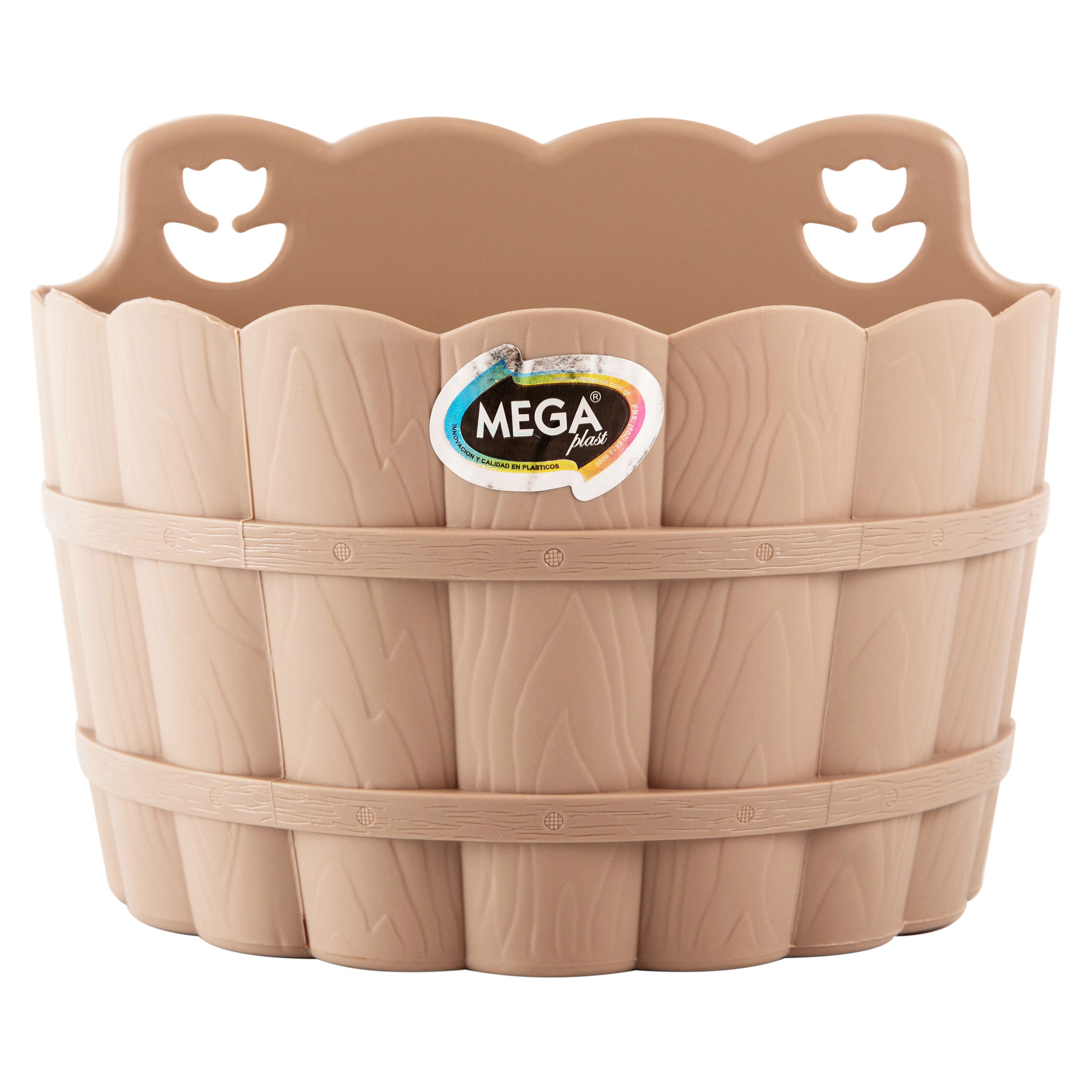 Megaplast-Maceta-Plastic-Pared-Beige-1-14254