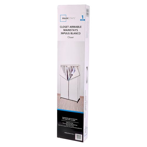 Closet Mainstays Armable Color Blanco - 36 Pulgadas