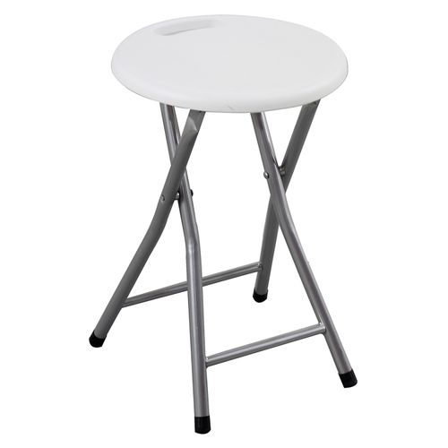 Banquito Metalico Blanco Jx-06H099W