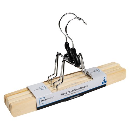 Set Ganchos De Madera Mainstays Para Pantalòn