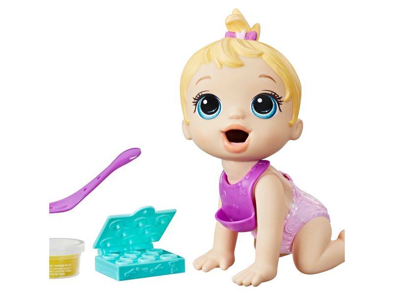 Baby-Alive-Mu-eca-Hora-De-Comer-Cabello-Rubio-3-44990