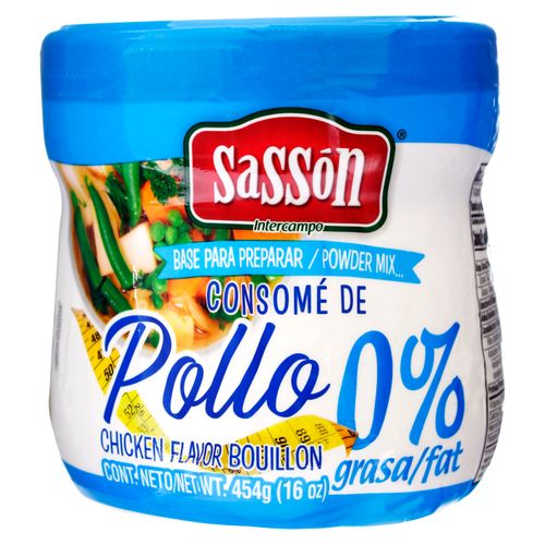 Consome Sasson De Pollo 0% Grasas - 454gr