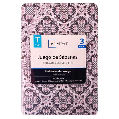 Mainstays Set Sabanas Medallones Indiv