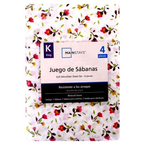 Mainstays Set Sabanas Gardenias King