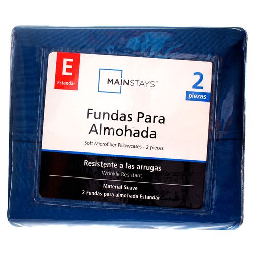 Mainstays Set De 2 Sobrefundas Azul