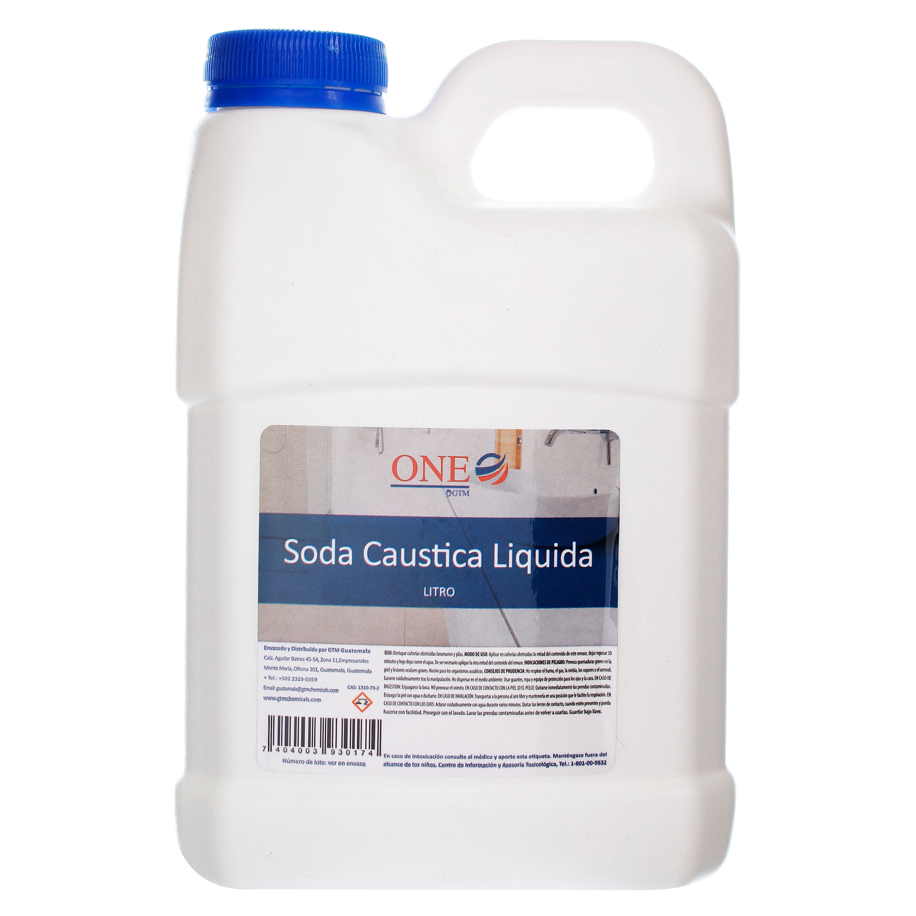 Soda Caustica Liquida Litro Transmerquim