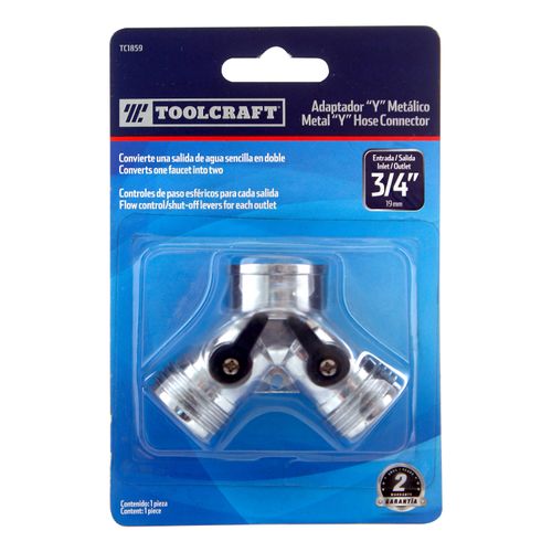 Adaptador Y De Aluminio Para Manguera
