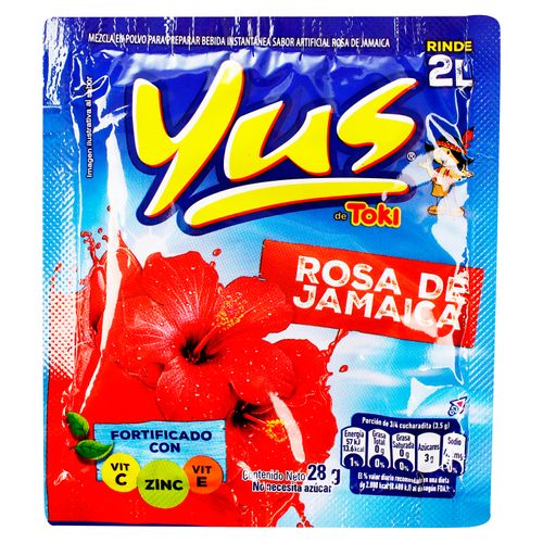Bebida En Polvo Yus Jamaica 28Gr