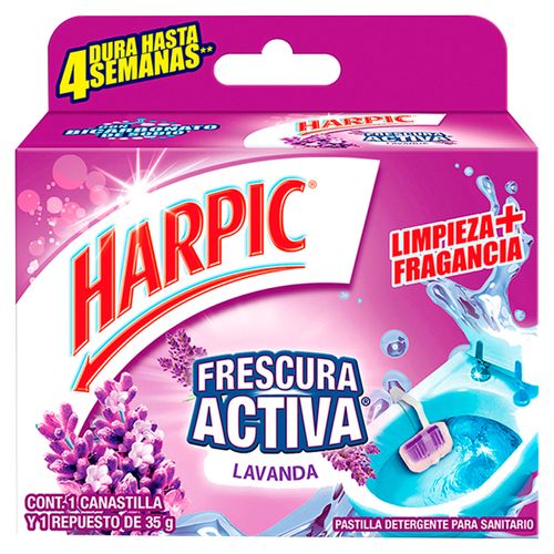 Canastilla  Para Sanitario Harpic Lavanda - 35gr