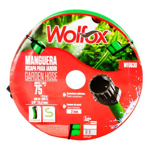Manguera Bicapa Wolfox  - 75 Pies