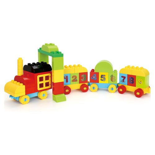Tren Kids Time De Bloques Infantil 75 piezas