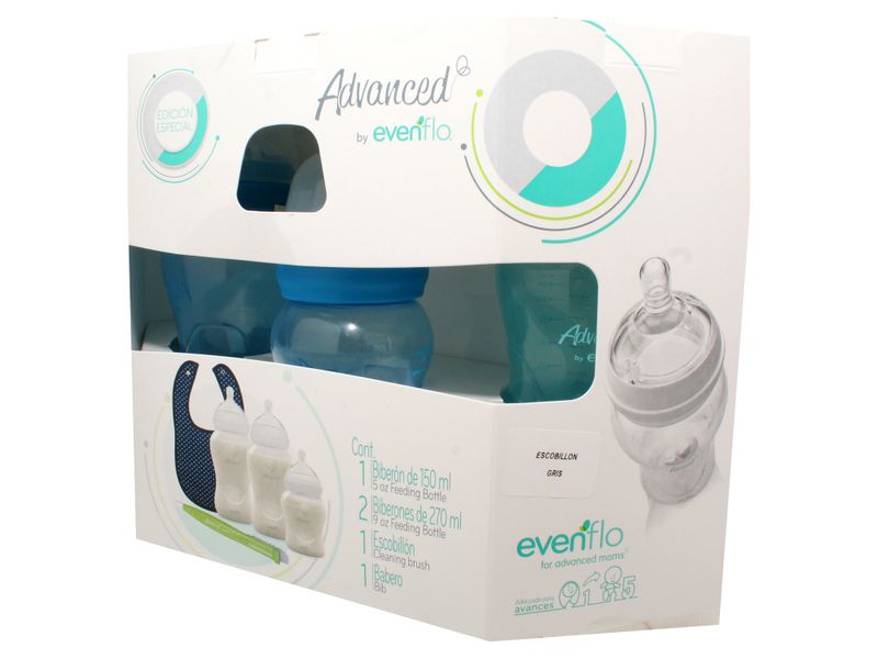 Paquete-Evenflo-De-Regalo-Advanced-Contiene-1-Biber-n150-ml-2-Biberones-270-ml-1Escobill-n-1-Babero-3-35914