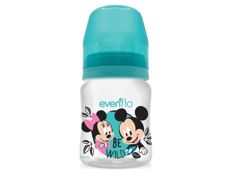 Biber-n-Evenflo-Cuello-Ancho-Mickey-Minnie-5-Onzas-1-35863