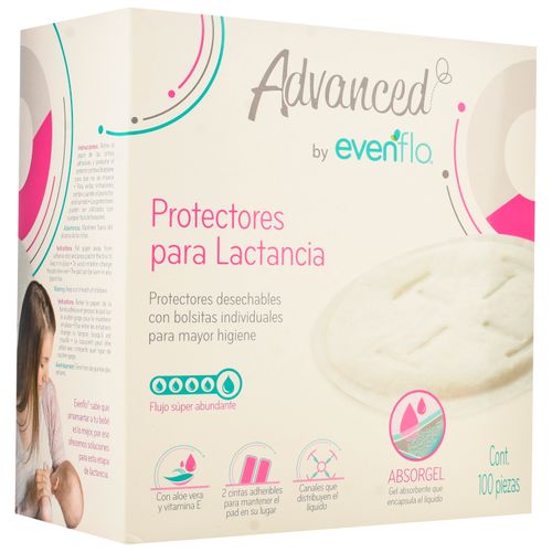 Pads De Lactancia Evenflo Advanced -100 Unidades