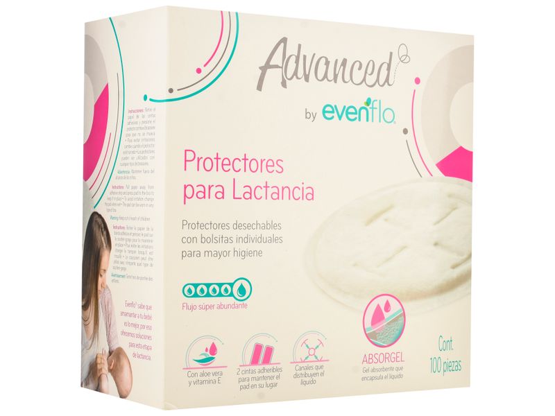 Pads-De-Lactancia-Evenflo-Advanced-100-Unidades-1-35907